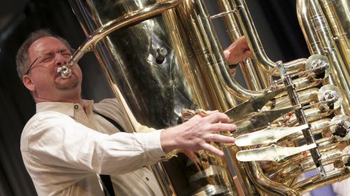 Obrovský žesťový nástroj - Markneukirchen