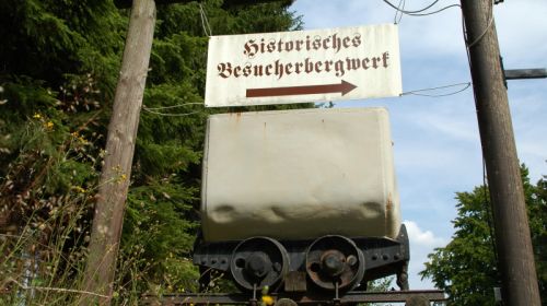 Hlubinné rýžoviště zlata v návštěvnické štole Gleissinger Fels