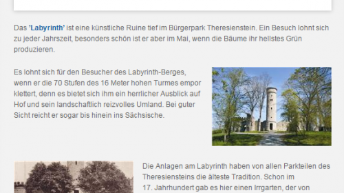 Zřícenina Labyrint (město Hof)