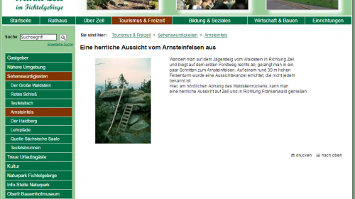 Vyhlídka Arnsteinfels