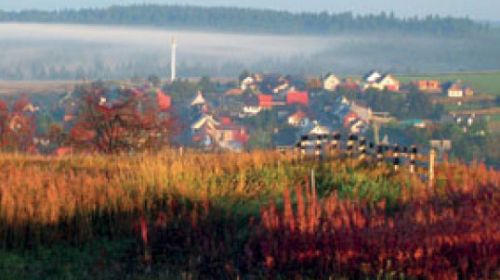 Město Boží Dar, nejvýše položené městé v České republice i ve střední Evropě