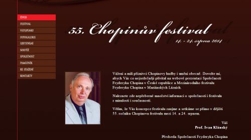 Chopinův festival Mariánské Lázně