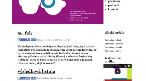 Dětský filmový a televizní festival Oty Hofmana