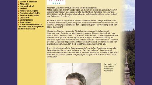 Gästeinformation Wirsberg