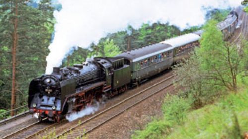 Úsek železniční trati - tzv. Nakloněná rovina