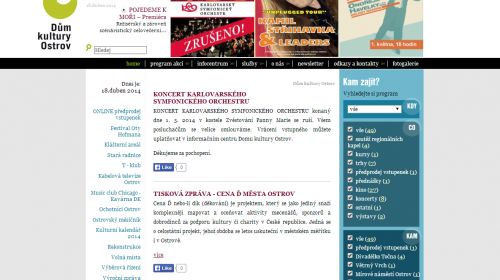 Infocentrum a Dům kultury Ostrov