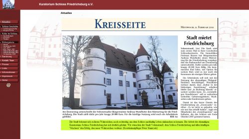 Renesanční zámek Friedrichsburg