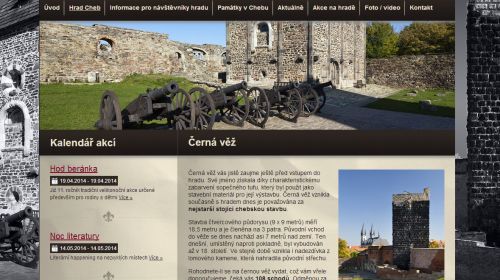 Rozhledna Černá věž Chebský hrad