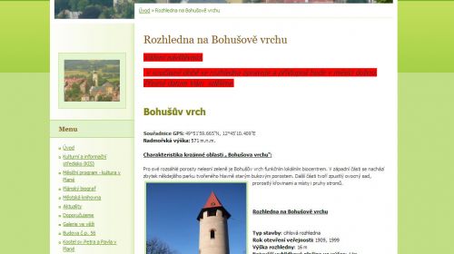 Rozhledna Bohušův vrch