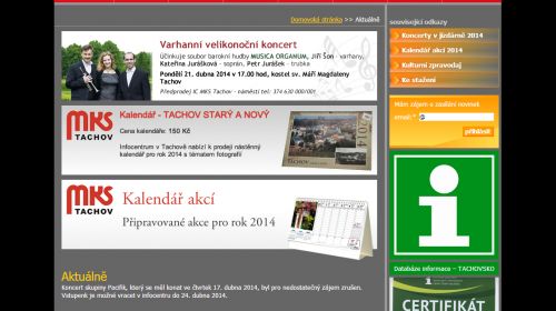 Infocentrum a MKS Tachov