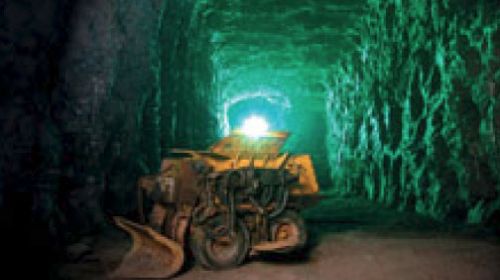 Největší cínové komory Evropy v návštěvnické štole v Pöhla