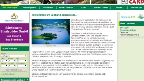 Vogtlandské Švýcarsko/Pöhl