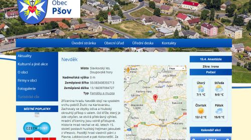 Zřícenina hradu Nevděk